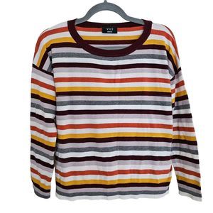 Vici Striped Sweater Womens Size M Long Sleeve Multicolor Pullover Fall